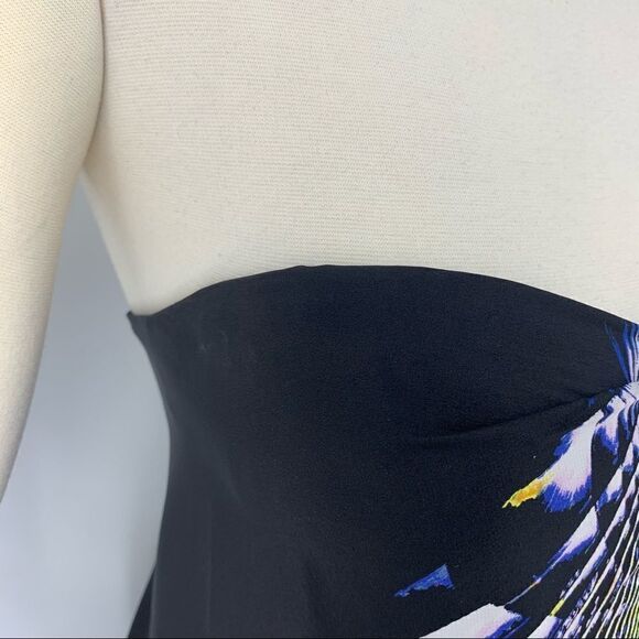 BCBGMaxAzria Strapless Silk Runway Dress - Picture 7 of 13